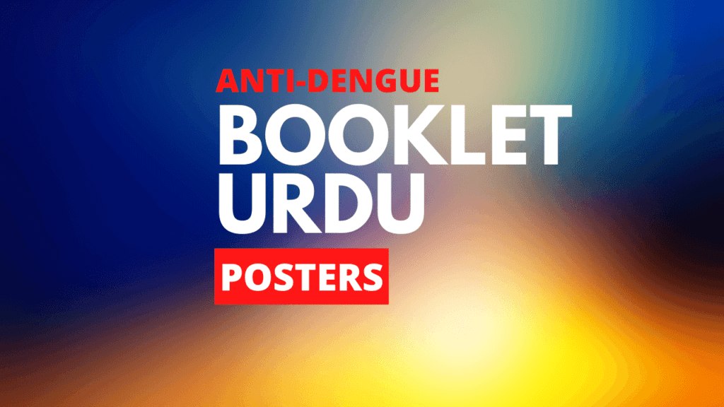 Anti Dengue Booklet Posters Thumbnail