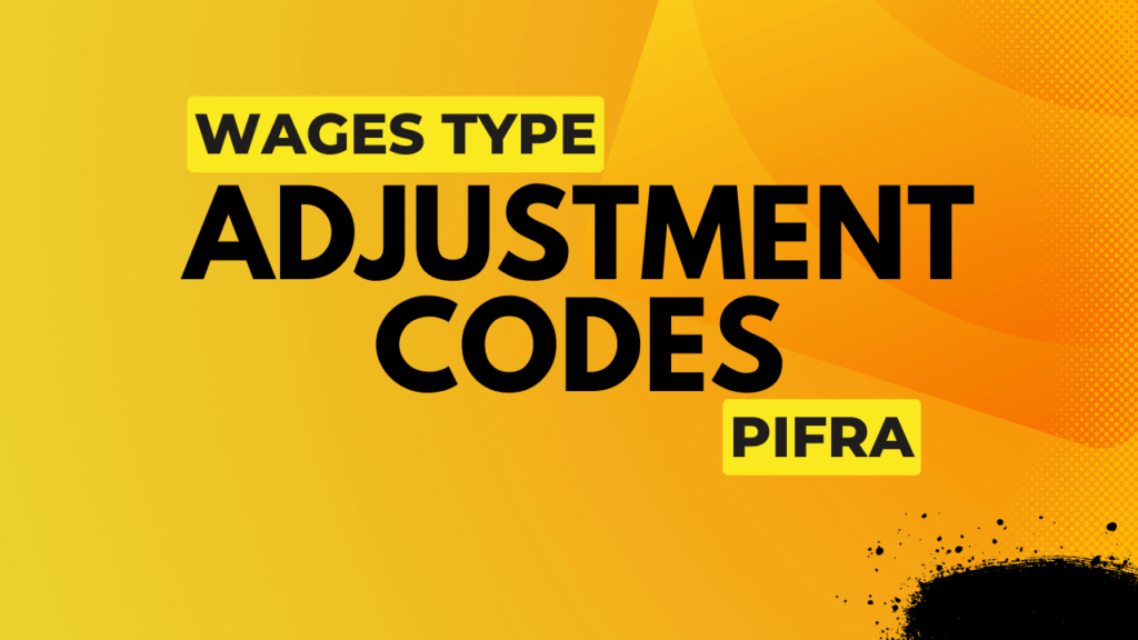 Wages Type and Adjustment Code Thumbnail