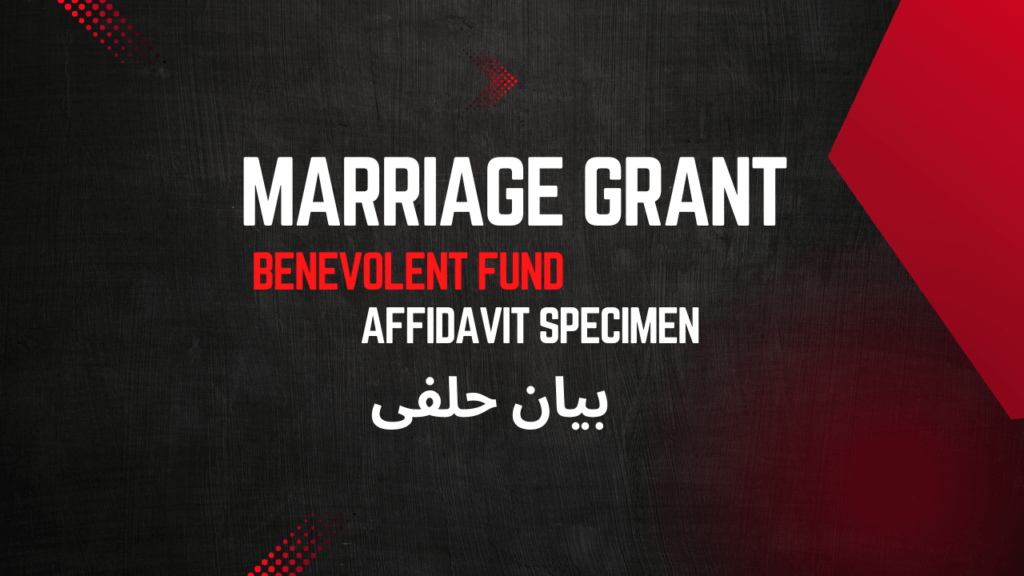 Affidavit Format for Marriage Grant in Urdu Thumbnail