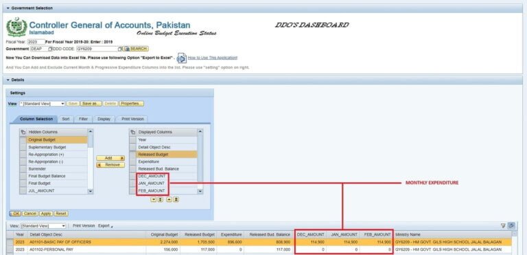Pifra PIFRA DDO Ber: Check your PIFRA DDO Budget & Expenditure - Education ...