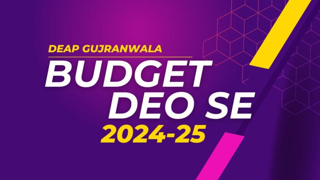 Budget DEO SE 2024-25