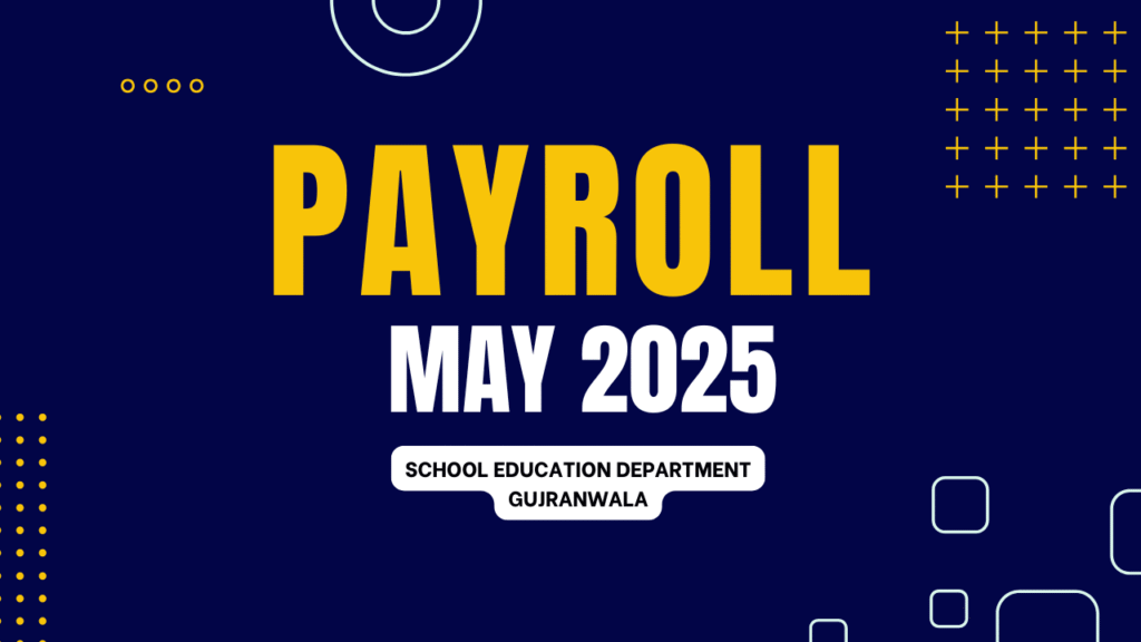 Payroll May 2025